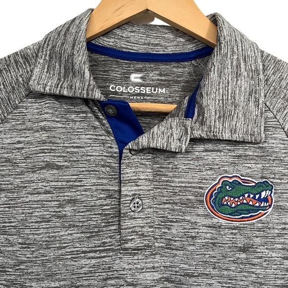 University of Florida Gators Colosseum Men’s Grey Polo Shirt Size Small - Picture 3 of 10